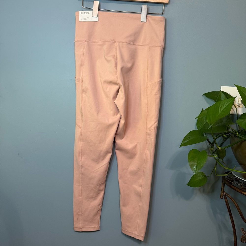 American Eagle The Everything Pocket Leggings in Blush. Hi-Rise. NWT FLAW. Large - Picture 8 of 16